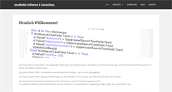 Desktop Screenshot of imcmedia.de