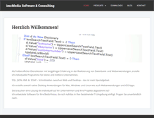 Tablet Screenshot of imcmedia.de